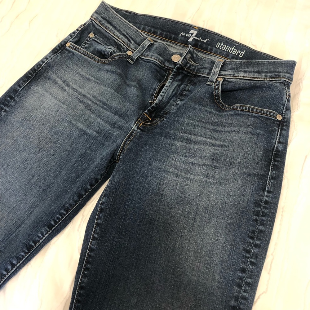 7 for All Mankind Standard Medium Wash Jeans
